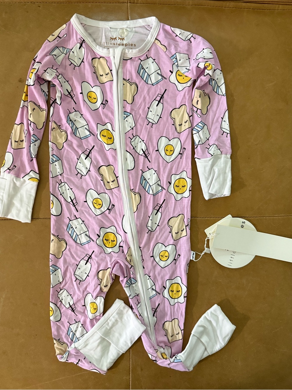 Little Sleepies Viscose Bamboo Footie 6-12M NWT